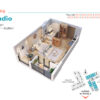 Căn hộ Studio hacom tower